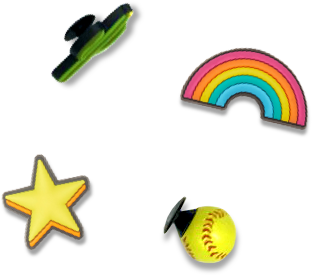 softball pins for crocs